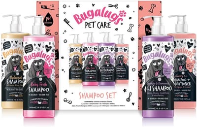 Bugalugs Shampoo Gift Set 4x500ml - set van vier hondenshampoos