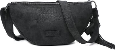 Schoudertas Zwart 38 cm - Stijlvolle Dames Handtas van Vegan Leer