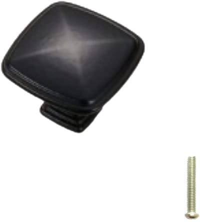 Vierkante Kastknop - Zwart 3cm – Meubelgreep – Handvat - Meubelknop - Ladegreep