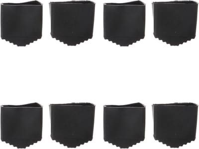 Vouwladder Voetbescherming - Ladder Voetmatten - Veilig Gebruik - Antislip Ontwerp - 20x40 mm Binnenmaat - Zwart