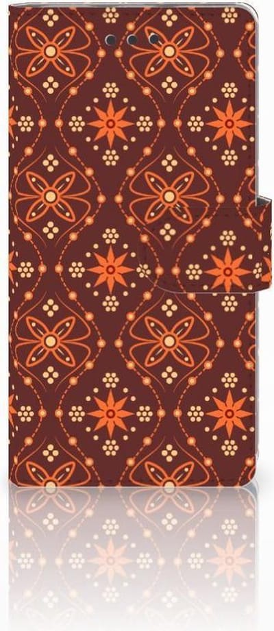 Huawei Ascend P8 Lite Telefoon Hoesje Batik Brown