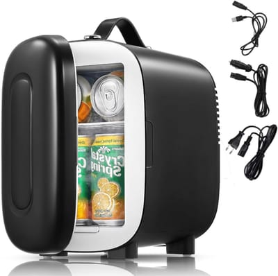 Stellar Mini koelkasten - Minikoelkast - Mini koelkasten voor drinken - Mini Koelkast 5 Liter / 6 Blikken - Koelkast - Klein koelkastje - USB+AC+DC