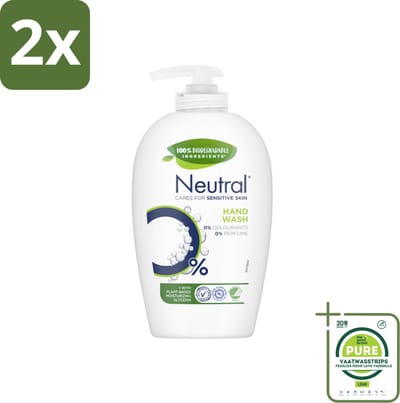 Neutral Vloeibare Handzeep 250 ml - Voordeelverpakking - 2 stuks - Gevoelige huid - Handzeep