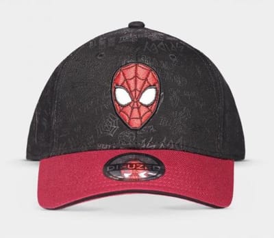 Marvel SpiderMan Snapback pet kinderen Embroidered Patch Zwart