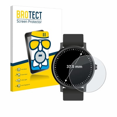 BROTECT - Screenprotector voor Horloges (Rond, ø: 37.5 mm) - Folie Beschermfolie Beschermglas matte