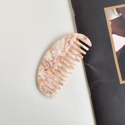 Mode Acetaat Haarkammen Antistatisch Massage Haarborstel Kappers Kleurrijk Kapsalon Styling Tool Reisaccessoires