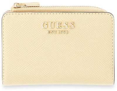 GUESS portemonnee Gilda SLG Zip Around Card Case Pale Yellow Lichtgeel