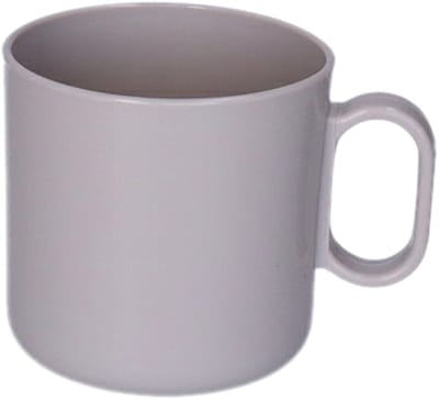 Plasticforte onbreekbare Drinkbekers - kunststof - 320 ml - taupe - kinderen - camping - mokken