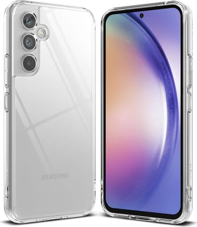 Ringke Fusion Hoesje Geschikt voor Samsung Galaxy A54 Back Cover Transparant