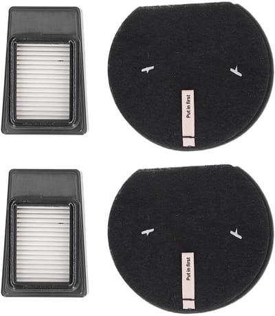 Dailygoods- Vacuümreinigingsfilterset - Wasbaar/Herbruikbaar Filter - Stofzuigerfilter PET 2792 1621427 621616 - Duurzaam/Effectief - Vermindert Allergenen - Milieuvriendelijk Materiaal