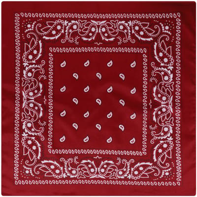 1 Stuk Paisley Cashew Bloemen Vierkante Sjaal Hip Hop Buiten Rijden Bandana Hoofddoek brown