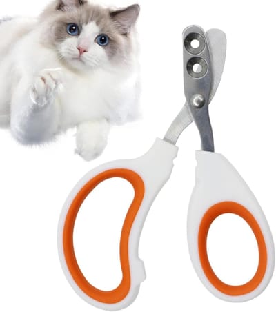 Honden en Katten Nagelverzorging Knipper - Oranje - Nageltang van RVS - Nagelknipper Hond - Nagelschaar Kat - Geschikt voor Hond, Kat, Vogel, Konijn, Hamster en Cavia - Knaagdier - Veilig, Makkelijk en Stressvrij Nagels Knippen