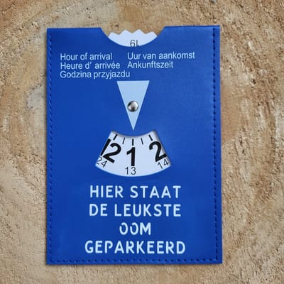 Parkeerschijf - Hier staat de leukste oom geparkeerd - Cadeau - Oom