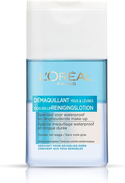 L’Oréal Paris Skin Expert Oog- & lipmake-up Remover Waterproof - 3 x 125 ml - Voordeelverpakking