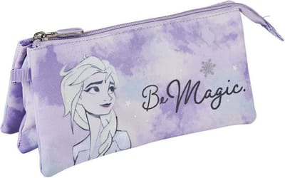 Schoolpennenzak Frozen Be Magic Lila (11,5 x 2 x 22,5 cm)