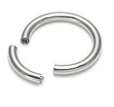 Titanium Segment Ring 8 mm ( 1.6 mm dik) met Scharnier – RH-Jewelry [High Quality Piercing]