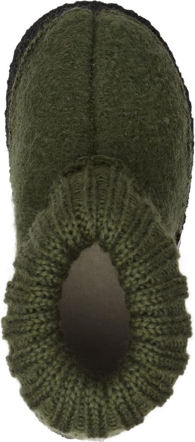 Bergstein Cozy Sloffen - Pantoffels voor dames, heren en kinderen - 100% Zuiver scheerwol - Forest