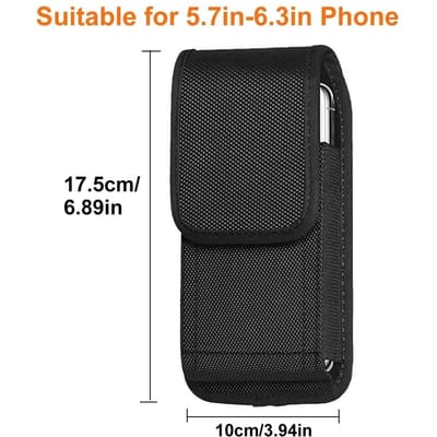 Tactische Mobiele Telefoon Pouch Holster met Gratis D-vormige Gesp Draagbare Portemonnee Kaart Taille Pak Outdoor Sport Nylon Draagtas Praktisch Gebruik