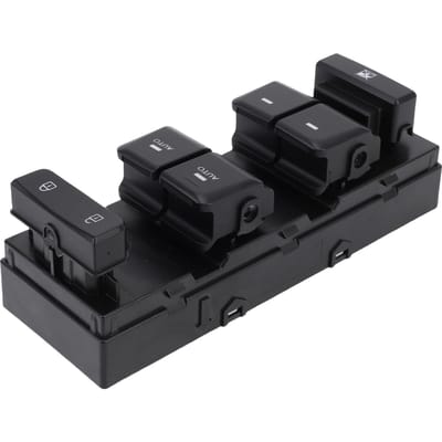 Bouton de Commande Maître Lève-vitre Électrique 93570 C1010 Côté Conducteur Gauche Remplacement pour Sonata 2015 2019 black