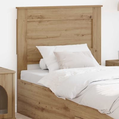 vidaXL Hoofdbord Artisan Eiken Bewerkt hout