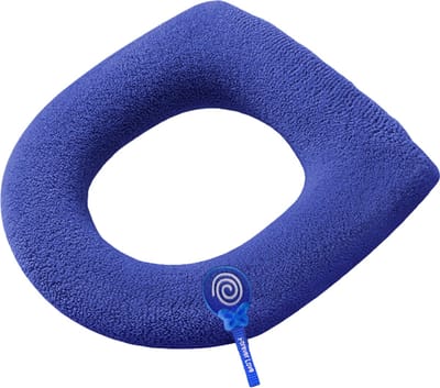 Bovista Wasbare Toiletbril Cover - Wc Bril Hoes - Toiletbril - Wc Deksel - Toiletafdekking - Verwarmde Wc Bril - Blauw