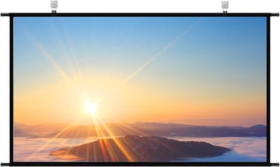 Metalen Projectiescherm - HD Beamer Scherm - Thuisbioscoop Presentaties - Anti-glare Oppervlak - 84 inch 16:9 - Wit