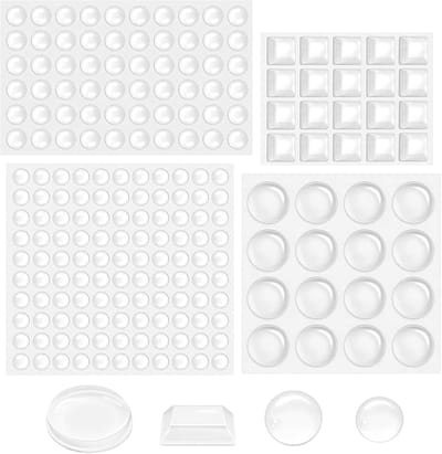 Rubberen Dopjes - Zelfklevende Pads - Meubels Beschermen - Geluiddempend - 206 Stuks - Transparant