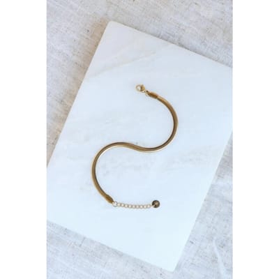 Label Kiki Smooth snake bracelet