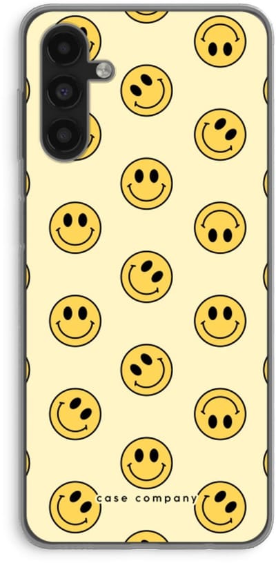 Case Company® - Hoesje geschikt voor Samsung Galaxy A04s hoesje - Smiley N°2 - Soft Cover Telefoonhoesje - Bescherming aan alle Kanten en Schermrand