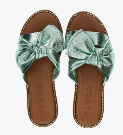 Tango Dames Slipper Audry | Groen | Maat: 37