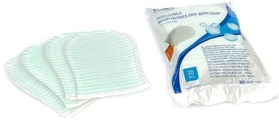Romed washandjes droog, met zeep - Set van 10 doosjes Romed
