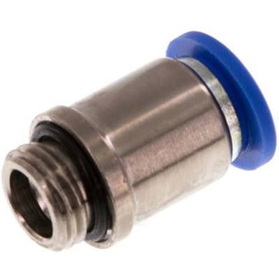 10mm x G1/4'' Messing/PA 66 Insteekfitting Buitendraad Binnenzeskant NBR [2 Stuks]