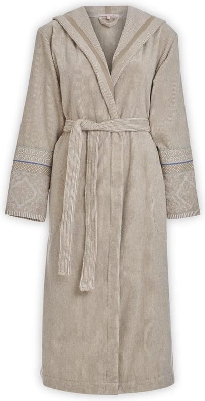Pip Studio Soft Zellige Badjas - Khaki - S