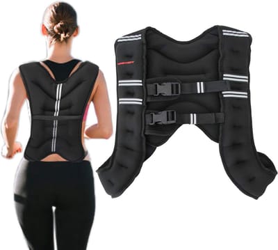 Gewichtsvest X-Style 5 kg/8 kg/10 kg - voor krachttraining hardlopen fitness cross training gewichtsvest