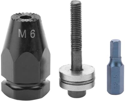 Dailygoods- Rivetpistool Professioneel - Pneumatisch - M5/M6/M8/M10 - Hoogwaardige Kwaliteit - Schacht - Industrieel Gebruik - Rivetkop