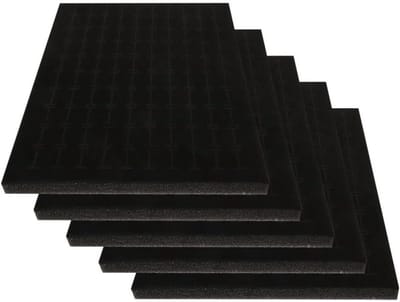 SnelShoppen - Set van 5 Earring Inserts - Ringen Display Pads voor Sieradenopslag - Luxe Foam Pads - 28 x 18 x 1.2 cm - Perfect voor Sieraden Showcase