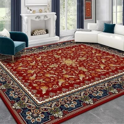 Oosters Etnische Stijl Tapijt Woonkamer Decor Perzische Grote Maat Vloerkleden Slaapkamer Decor 200x300 Wasbaar Antislip Garderobematten 140*200cm