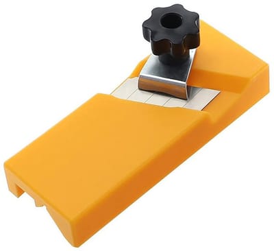 Dailygoods - Gipsum Board Hand Vliegtuig - Gipsplaat Schaafrand Tool - Geel - Planning Trimmer - Perfect voor randafwerking - Handgereedschap