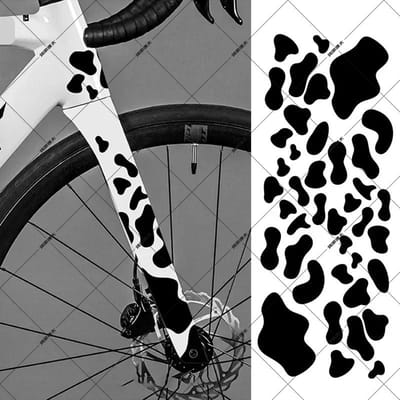 Cartoon Graffiti Fietsstickers Voor Fietsframe Buis Bovenkant Diy Reflecterend Waterdicht Fietsstickers Racefietsen Frame Sticker