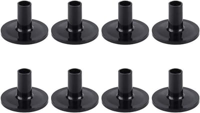 Cymbal Sleeves Zwart - 8 Stuks Plastic Beschermhoezen voor Bekkens, Muziekinstrument Accessoire, Geluidsverbetering
