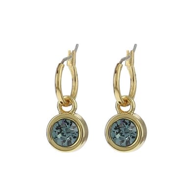 BIBA 80313 Oorhangers goud Indian Sapphire