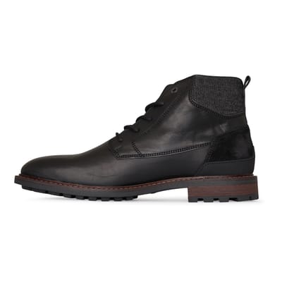 PME Legend - Heren Veterschoenen Huffster Zwart - Zwart - Maat 44
