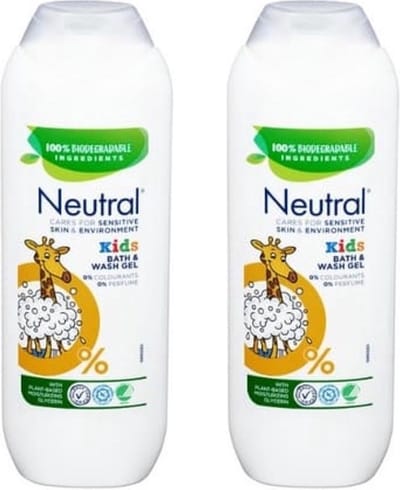 Neutral - Douchegel - Kids - Bath, Wash & Shampoo - 250ml x 2