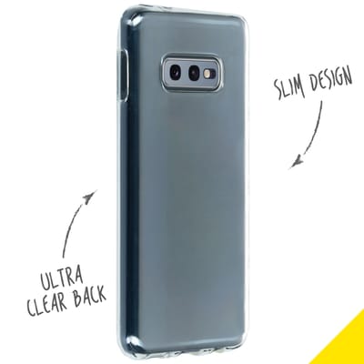 Accezz Hoesje - Geschikt voor Samsung Galaxy S10e - Clear Backcover - Transparant