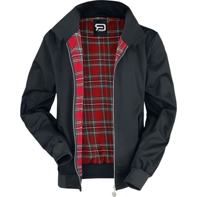 R.E.D. by EMP - Rockabilly Tussenseizoensjas - Larger Than Life Bomber Jacket - S tot 5XL - voor Mannen - zwart