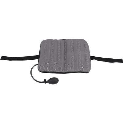 Oreiller de Soutien Lombaire Maille Respirante Oreiller de Soutien Dorsal de Chaise Coussin de Soutien Lombaire Élégant pour gray