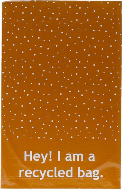Verzendzakken voor Kleding - 100 stuks - 25x34cm - Oranje Verzendzakken Webshop - Verzendzakken plastic met plakstrip