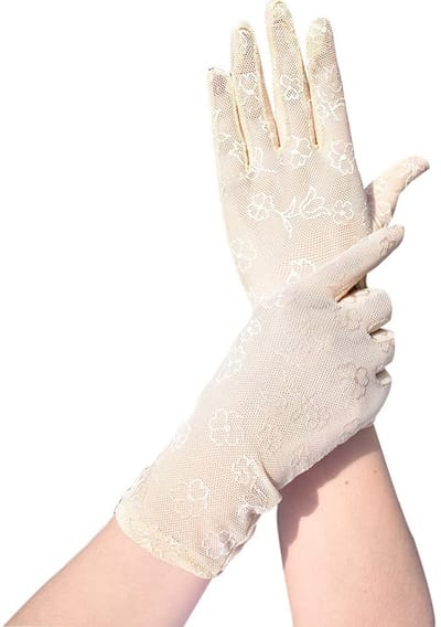 Dailygoods - Vingerloze Trouwhandschoenen - Elegante Kanten Handschoenen voor Meisjes
