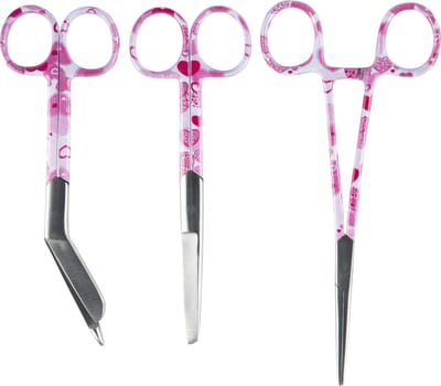 Verpleegkunde set Liefde Roze - Mast Medical – Kocher – Verbandschaar – Chirurgische Schaar - Verpleegkundige - Verpleegkunde