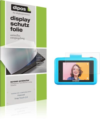 dipos – 4x Matte Beschermfolie geschikt voor Polaroid Snap Touch 2.0 | Krasbestendige & antireflecterende Screenprotector Ultra-Thin